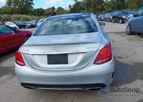 2016 Mercedes-Benz C 300 Sport 4Matic from USA, damaged, VIN 55SWF4KB3GU137751